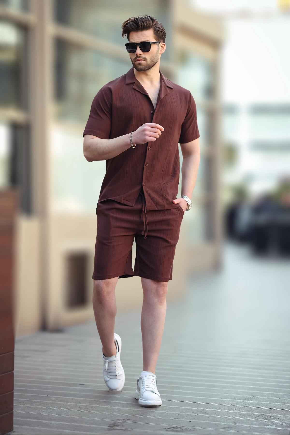 ست شلوارک مردانه مشکی