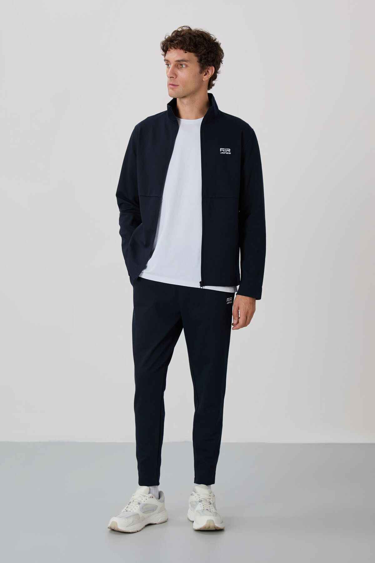 لباس ورزشی Carlos Navy Blue Standard Mold مردانه - 85209