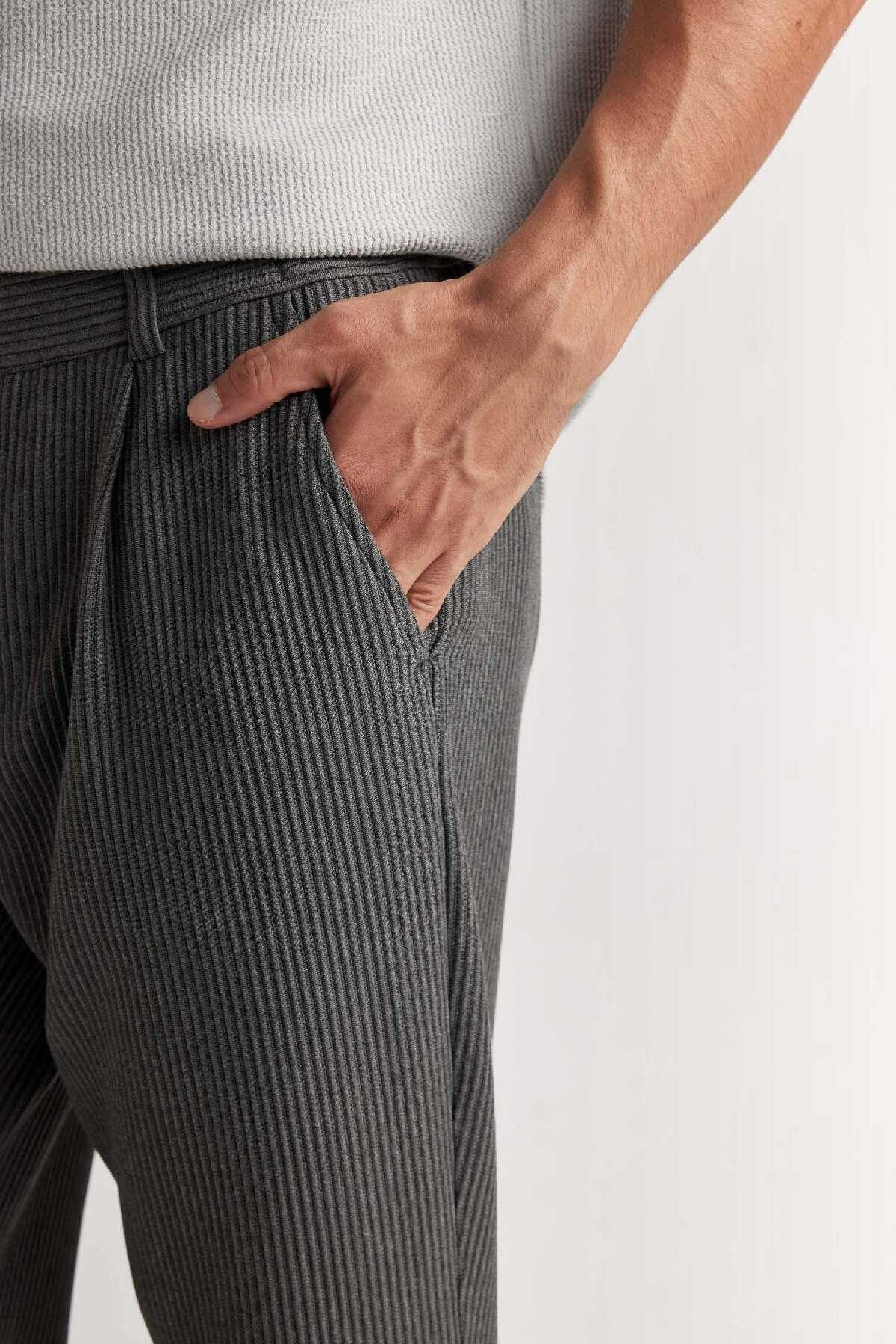 شلوار متناسب به طور منظم مناسب برش معمولی PAça Pocket D3704AX24AUU