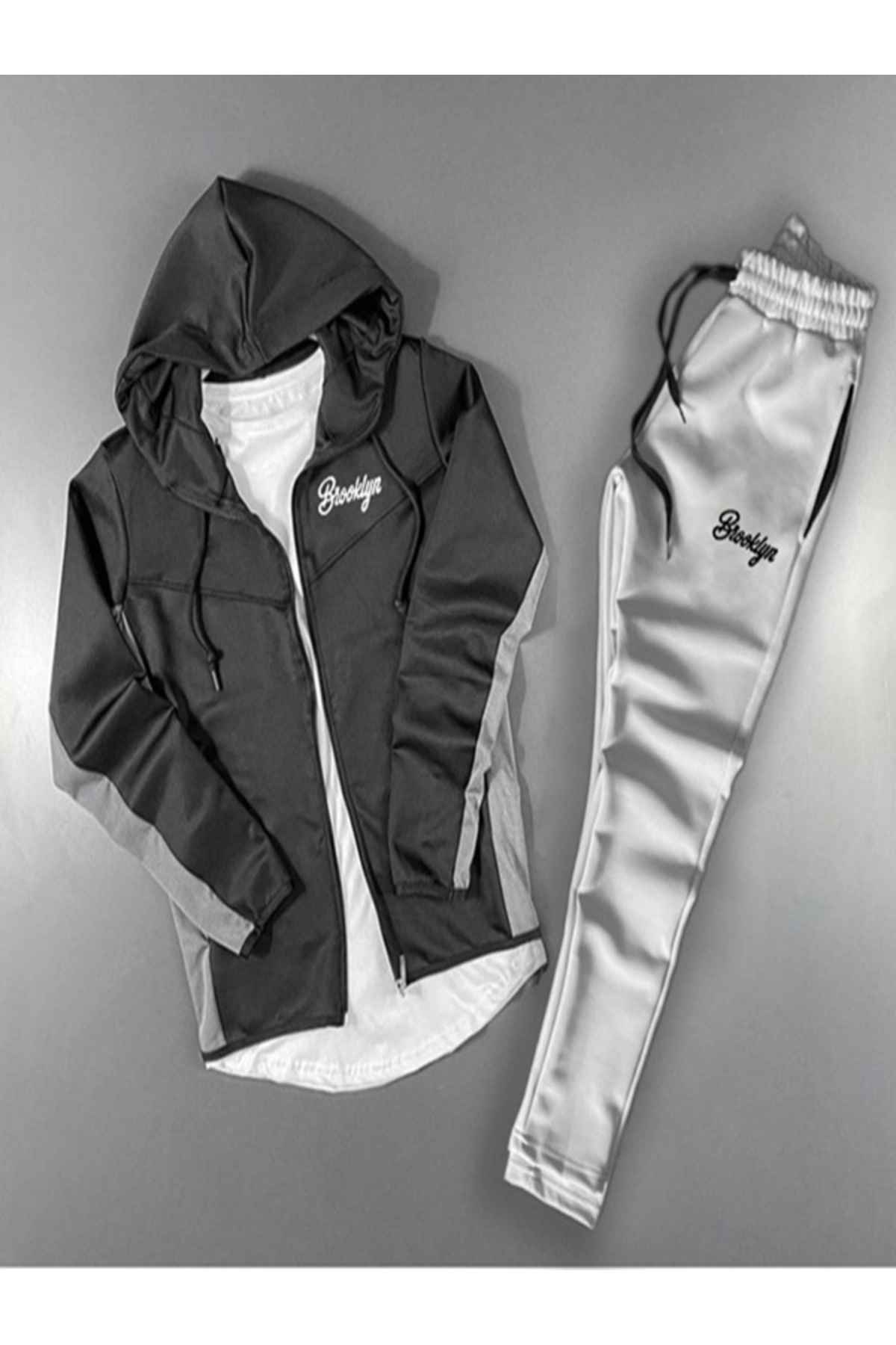 ست لباس ورزشی چاپ شده Msport پایین بالا