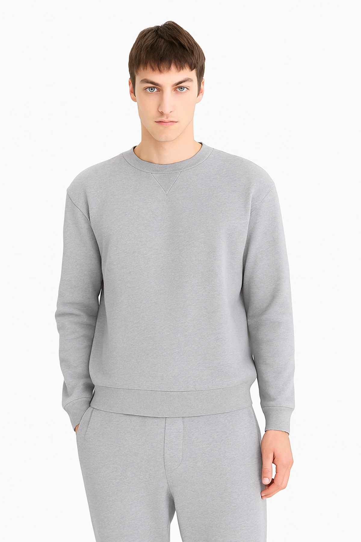 سویشرت باکسی فیت یقه پیکه E1519ax25sp